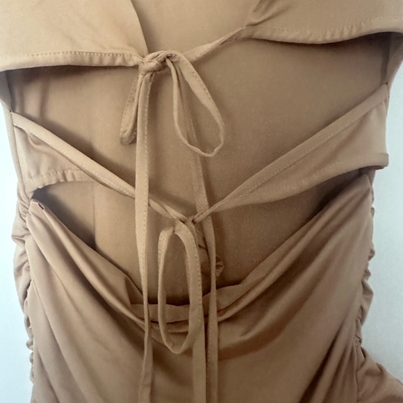 CLEARANCE ❤️SHEIN Tan Mini Dress - Picture 6 of 8